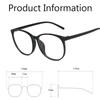Women's Anti-blue Light Reading Glasses Men Unisex Fashion Retro Computer Eyewear Popular Round HD Lens Presbyopia for Female