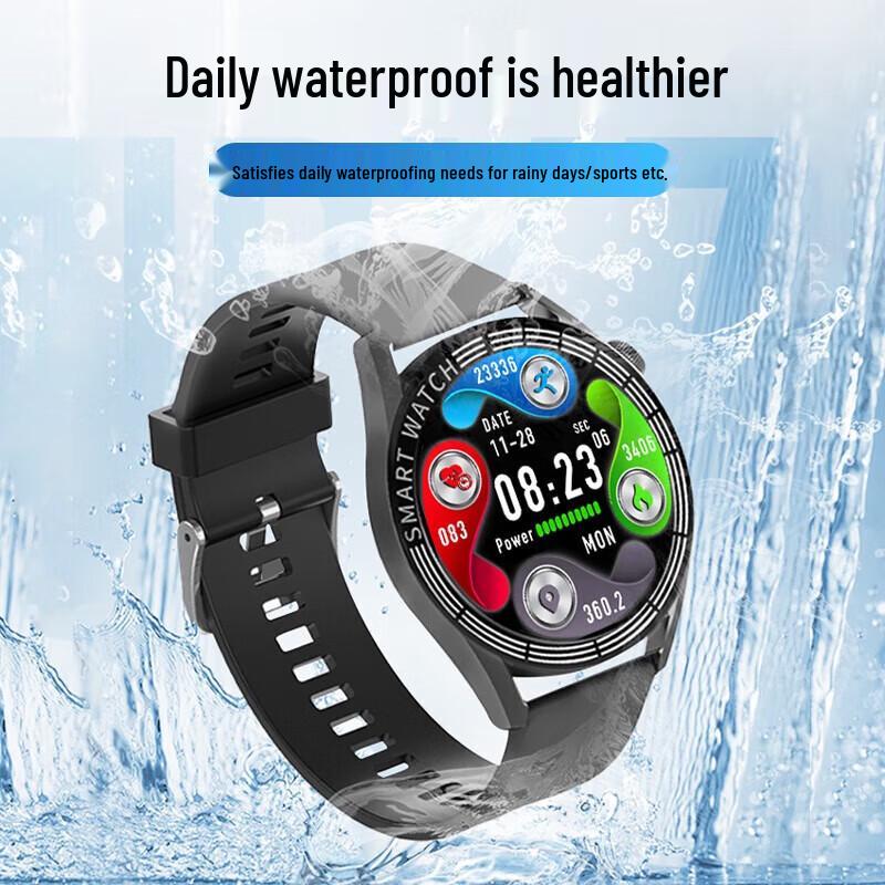 Newmine Y331 Ear-Clip Bluetooth Earbuds & Sport Smartwatch Bundle