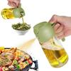 Dispenser Bottle for Kitchen 2 In 1 Olive Oil Dispenser and Oil Sprayer - 470ml Olive Oil Bottle - Oil Sprayer  Cooking Kitchen Salad, Barbecue Black