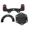 Steering Wheel Center Cap Kit High Strength Carbon Fiber 6 Hole Replacement VERTEX 6 Bolts Steering Wheels