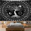 Tarot Altat Cloth Tree Of Life Tapestry Bohemian Divination Celtic Star Witchcraft Tapestrys Aesthetic Home Decor Moon Phases