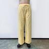 Spring and Autumn Women's Printed Tie Belt Loose Casual High Waisted Straight Leg Pants