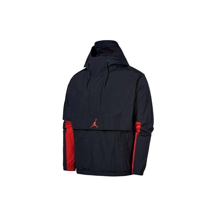 Air Jordan MENS Jumpman Classics Logo Print Casual Hooded Jacket Black Men s CV1865-010 XS