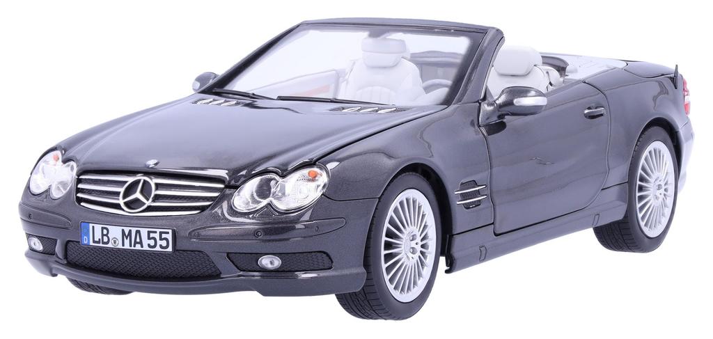 [Mercedes-Benz Collection] Genuine SL 55 AMG R 230 (2001-2006) 1/18 Scale Obsidian Black
