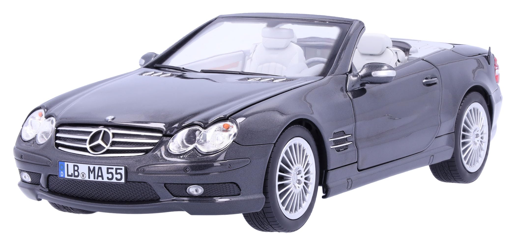 

[Mercedes-Benz Collection] Genuine SL 55 AMG R 230 (2001-2006) 1/18 Scale Obsidian Black