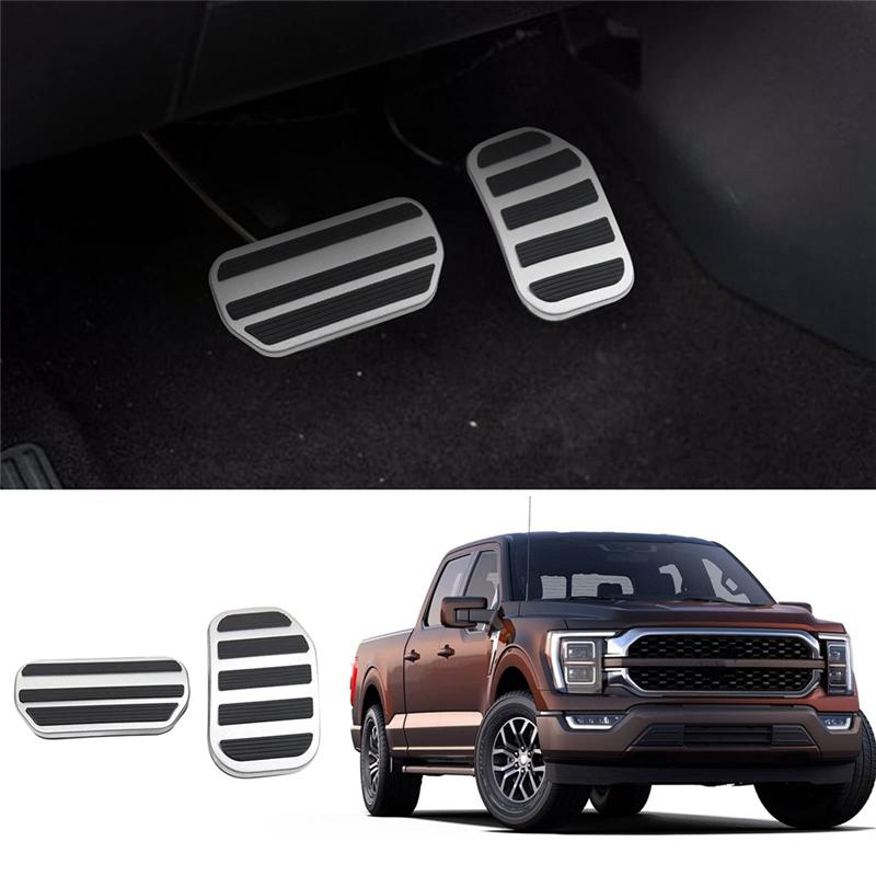 Foot Pedal Pads For Ford F150 2025-2025 Brake And Accelerator Gas Pedal Covers Car Pedals Replacement