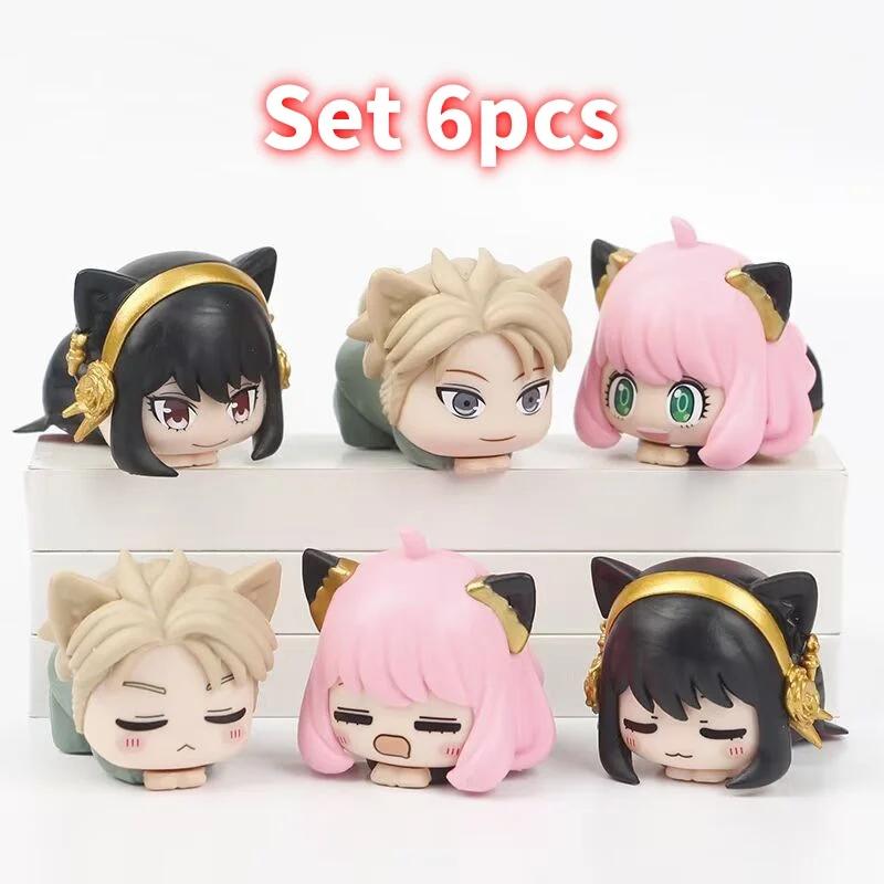 

Семья Шпиона Loid Forger Фигурка Милые Yor Forger Статуэтки Anya Forger Фигурка Действия ПВХ Декор Настольное Украшение Настольные Аксессуары