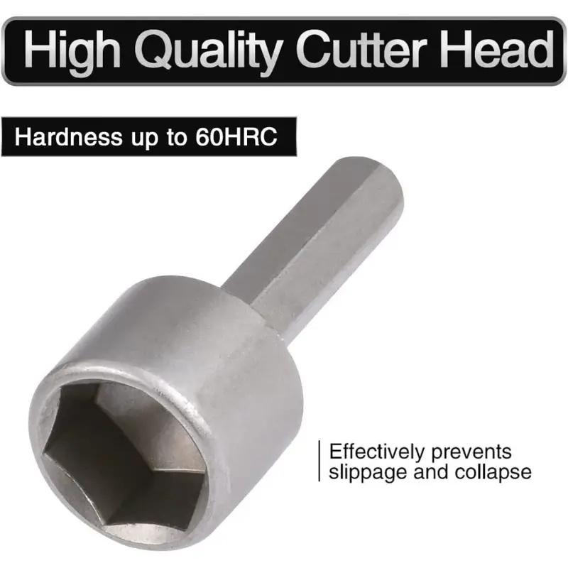 9pcs/set 5mm-13mm Hex Sockets Sleeve Nozzles Nut Driver Set Screwdriver Set Adapter Metric Socket Powerful Drill Bit Tool Wrench