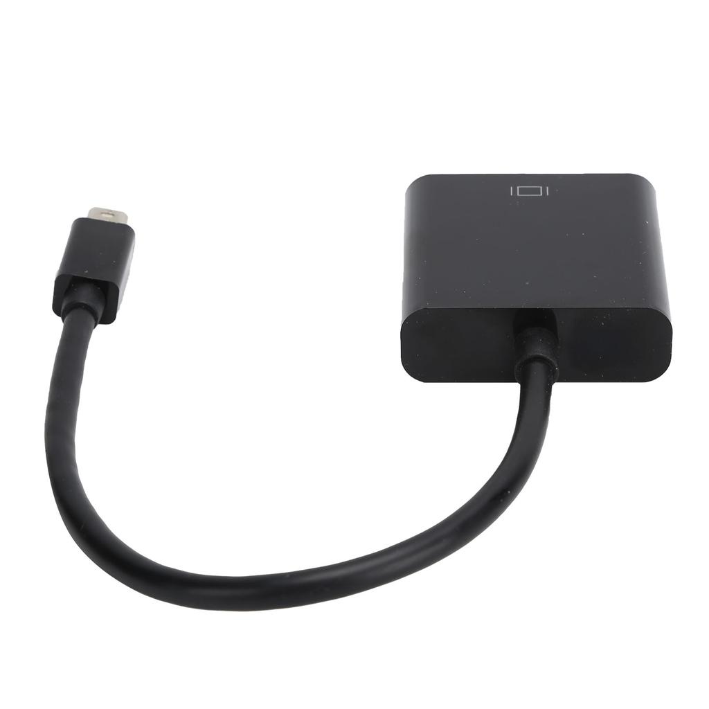 Mini DP Male to VGA Female Adapter Converter Cable ABS for ThinkPad PC Computer Black