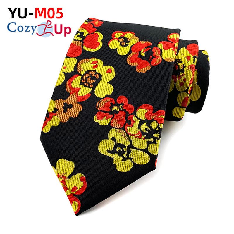 

Уютный 3,15-дюймовый модный полосатый мужской галстук с узором пейсли в клетку с цветочным узором для свадьбы