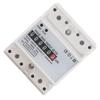 Single Phase 4P LED Din Rail Electricity Power Consumption Wattmeter Energy Mete DDM75S 10‑40A