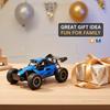 DK087 1:16 2WD Brushless High-Speed Off-Road Remote Control Drift Racing Car 20KM/H with LED Lighting 2x2 RC Truck Car Model Toy