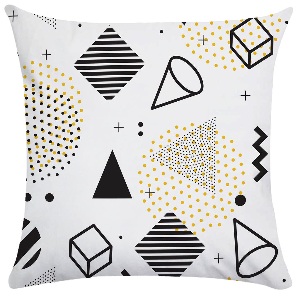 Irregular Geometric Square Sofa Pillowcase Dormitory Decoration Office Living Room Home Pillowcase