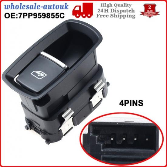 2PCS Window Switch Button For Porsche Panamera Cayenne Macan Boxster 7PP959855C