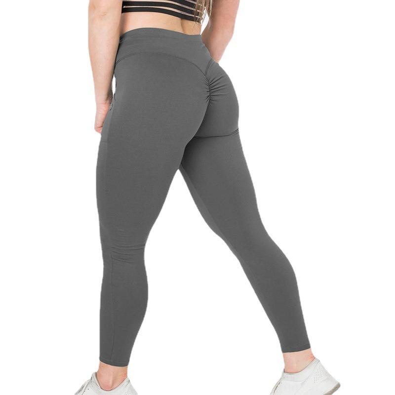 Hot-selling High Waist Tight Hip Lift Fitness Yoga Pants Running Sports Peach Hip Fitness Pants Slim and Comfortable