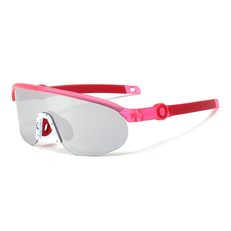 Professional Outdoor Sports Glasses Children s Sunglasses Boys Girls 3-12 Youth Kids Cycling Baseball Sunglasses Bike Eyewear S красный