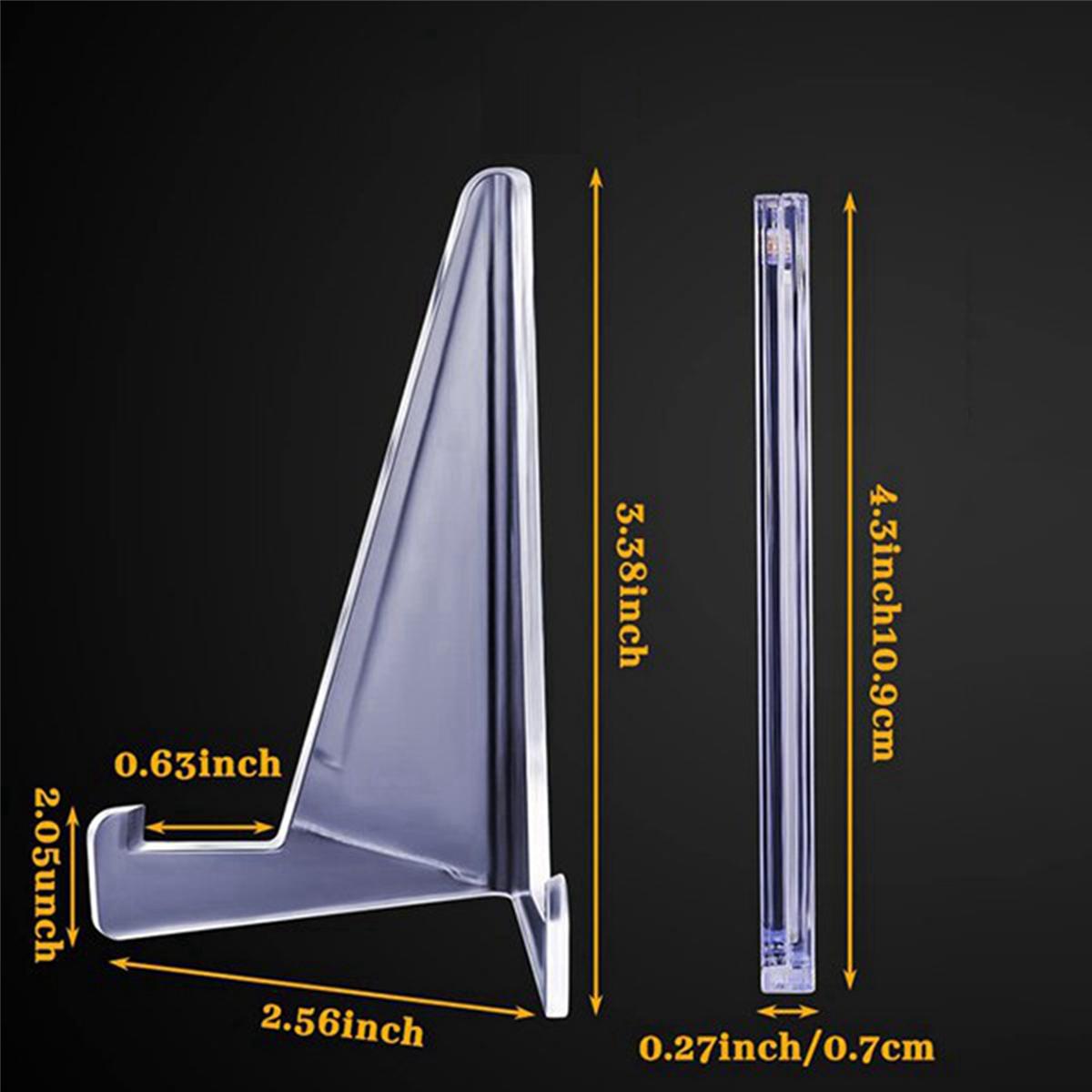 

BAAU 40Pcs 35PT-360PT Card Sleeves Display Holder Acrylic Stands Small Rack for Baseball Football Sports Card Trading&Display NONE