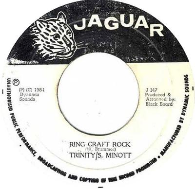 7inch Record TRINITY / SUGAR MINOTT - Ring Craft Rock J147 Jaguar 1984 Jamaica Reggae, Ska & Dub Used