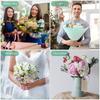 1/3Pcs Deluxe Bouquet Holders DIY Wedding Bouquet Kit with Foam Base for Wedding Brides Flower Arrangement Home Room Decortion