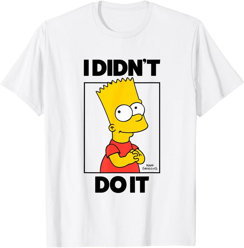 The Simpsons Bart Portrait I Didn't Do It T-Shirt