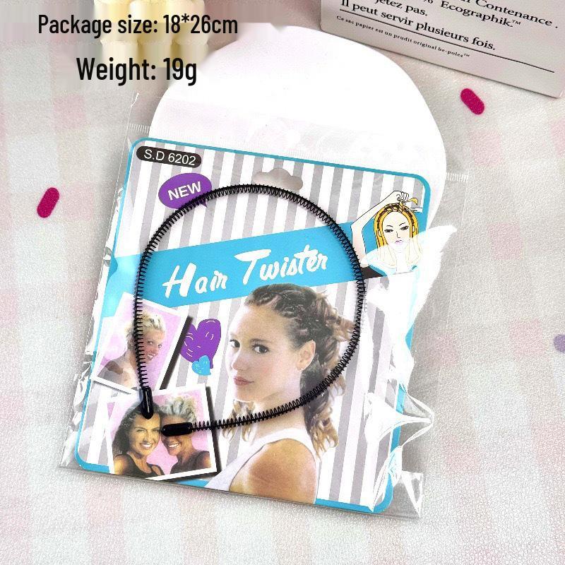 Men's and Women's Versatile Steel Wire Headband: Trendy, Invisible, and Perfect for Sports, Slicked Back Hair, or Organizing Stray Hair.