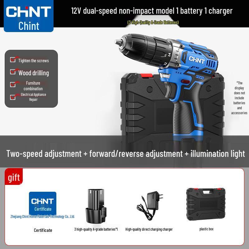 

Multifunctional Rechargeable Electric Drill & Screwdriver Handheld Rotary Tool