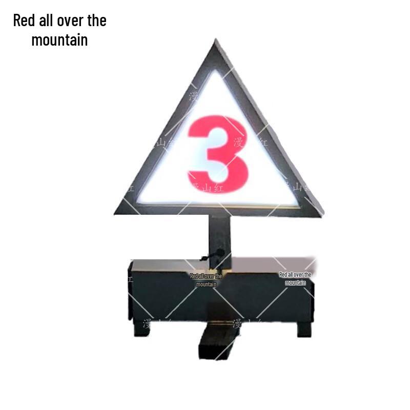 Triangular LED Night Target Sign