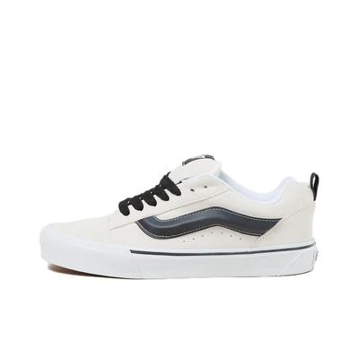 Knu-Skool Suede - Λευκά Μαύρα Unisex Αθλητικά Παπούτσια Κρεμ VN0009QCYB2
