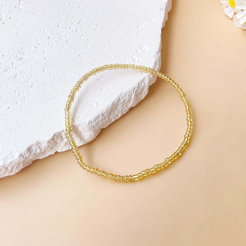 Bohemian Miyuki Seed Bead Colorful Handmade Elastic Anklet