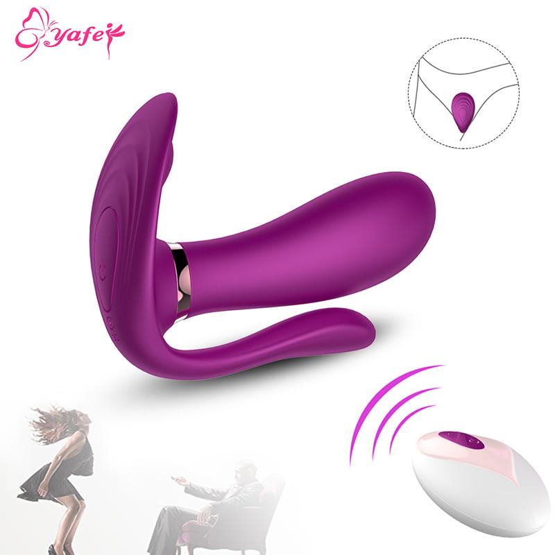 Vibrating Panties 10 Speed Wearable Dildo Remote control Vibrating Egg G Spot Clitoris stimulator