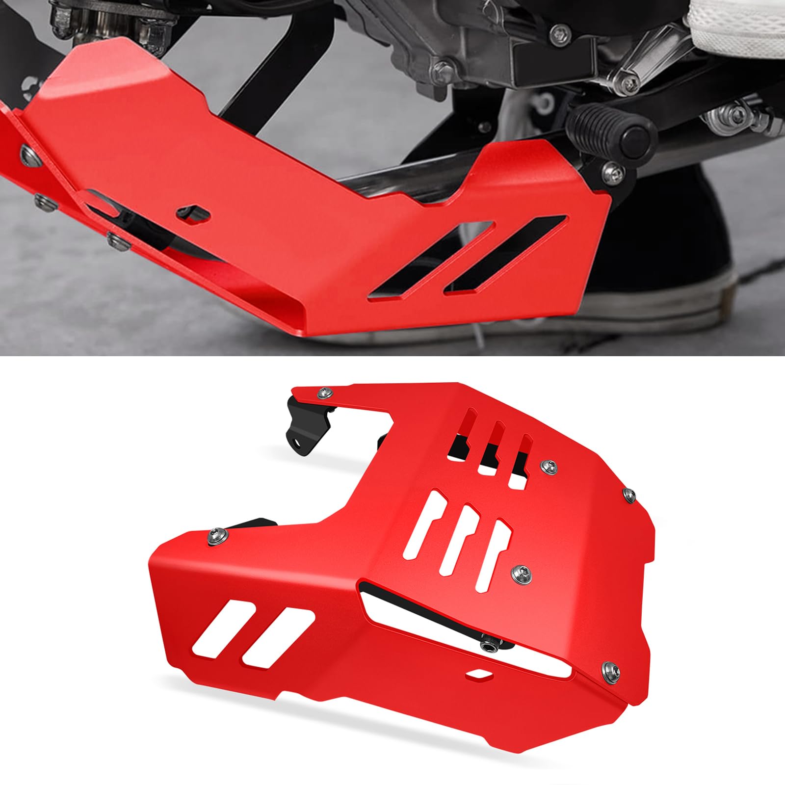 

FOR MONKEY125 MONKEY 125 2023 2022 2021 Motorcycle Accessories Chassis Plate Guard Engine Base красный