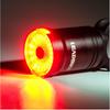 Waterproof LED Bike Tail Light with Smart Brake Sensing - 6 Modes, USB