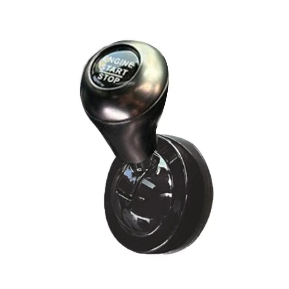 Retro Joystick Decoration Push-to-start Rocker Push Lever Start Button Cover  Car Accessories серый