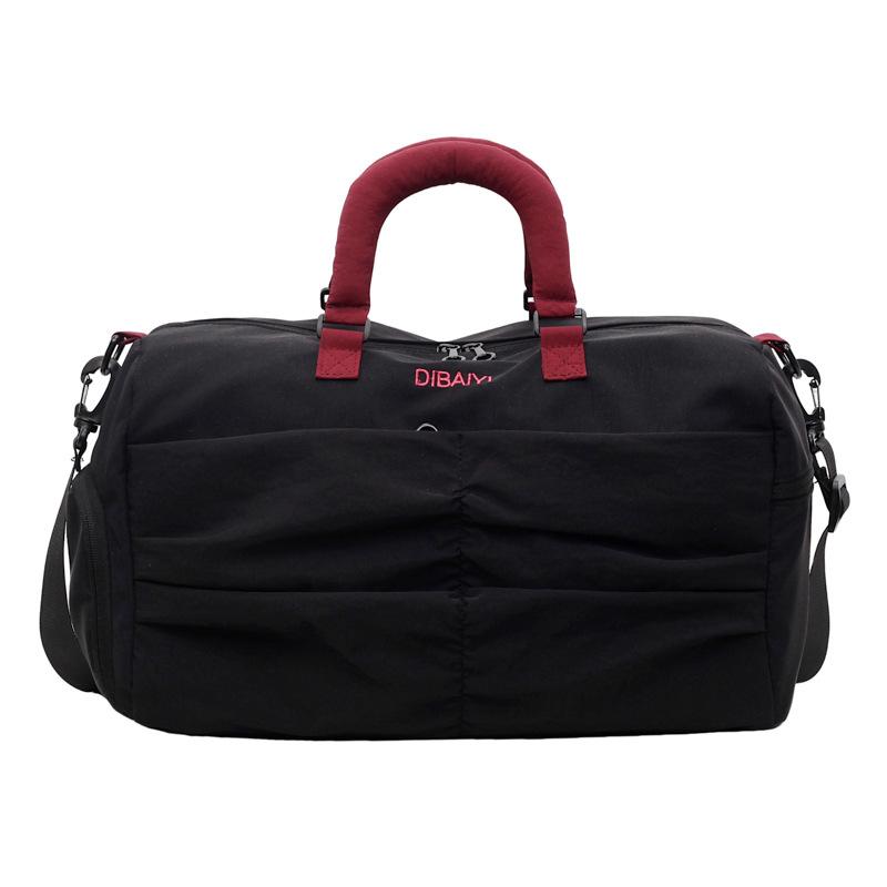 Sports fitness bag Women's wet and dry separation swimming bag Large capacity portable short-distance travel bag Business trip storage duffel bag