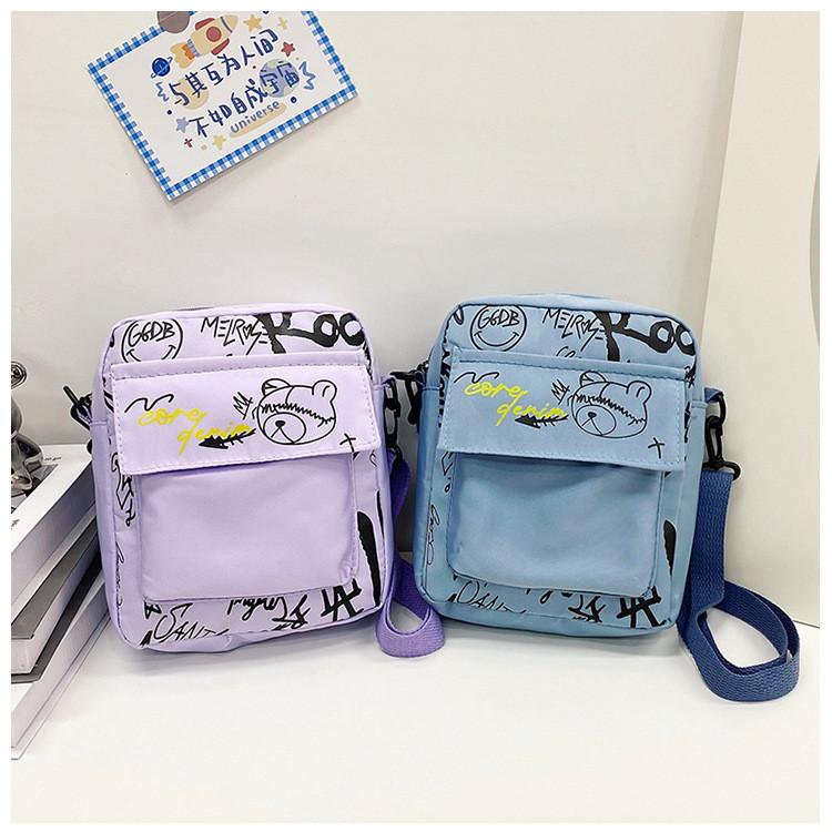 Bolso Bandolera Pequeño Astuto Con Material de Nailon Para Uso Casual Diario