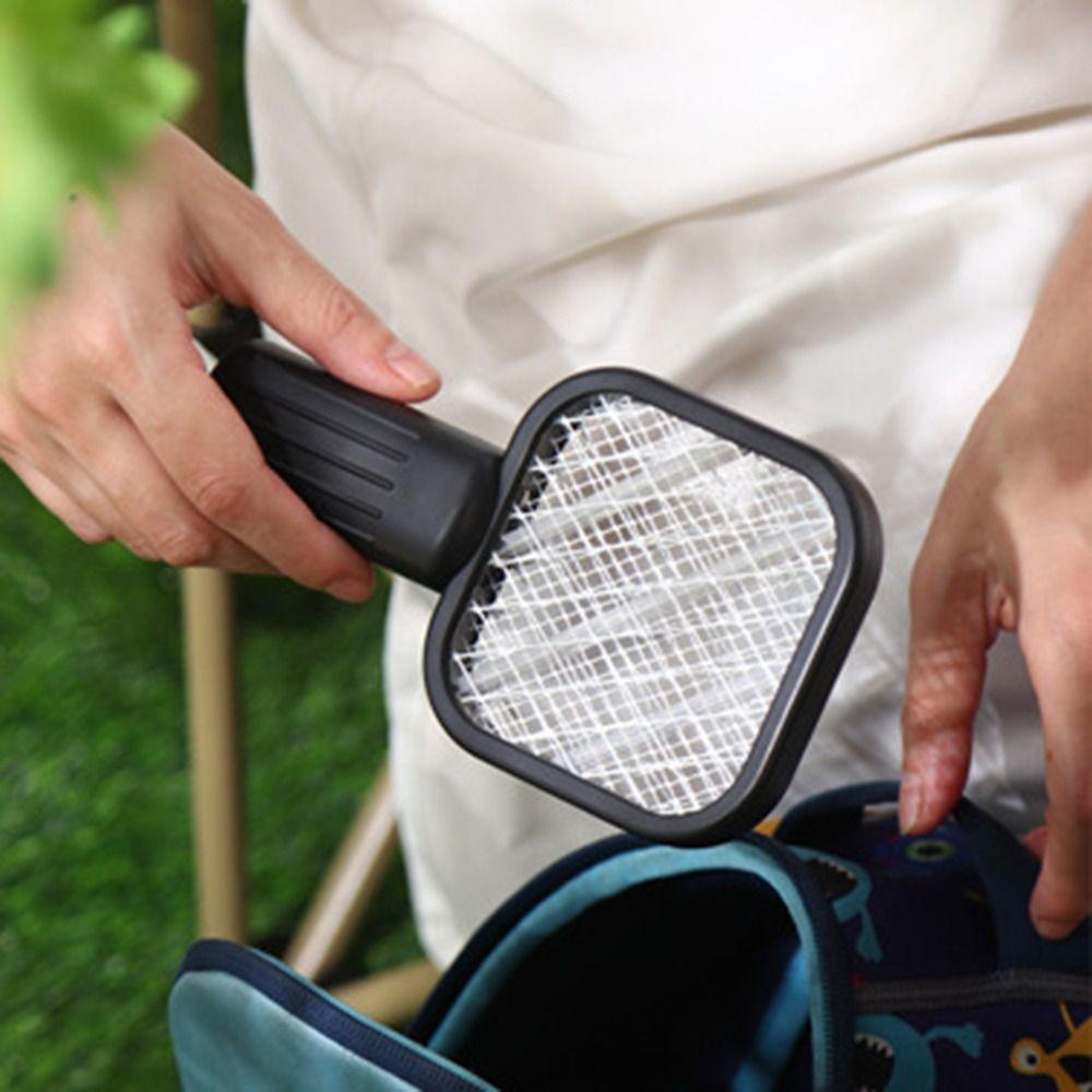 Electric Shock USB Mosquito Swatter UV Light Mosquito Killer Lamp Compact Insect Racket Outdoor