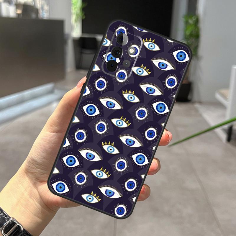 Evil Eye Case For Samsung Galaxy A22 A32 A52 A15 A16 A05 A26 A36 A56 A53 A33 A13 A34 A54 A14 A35 A55