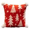 Christmas Tree Plush Pillow Cartoon Stuffed Toy Soft Sofa Cushion Holiday Home Decoration for Couch Bed