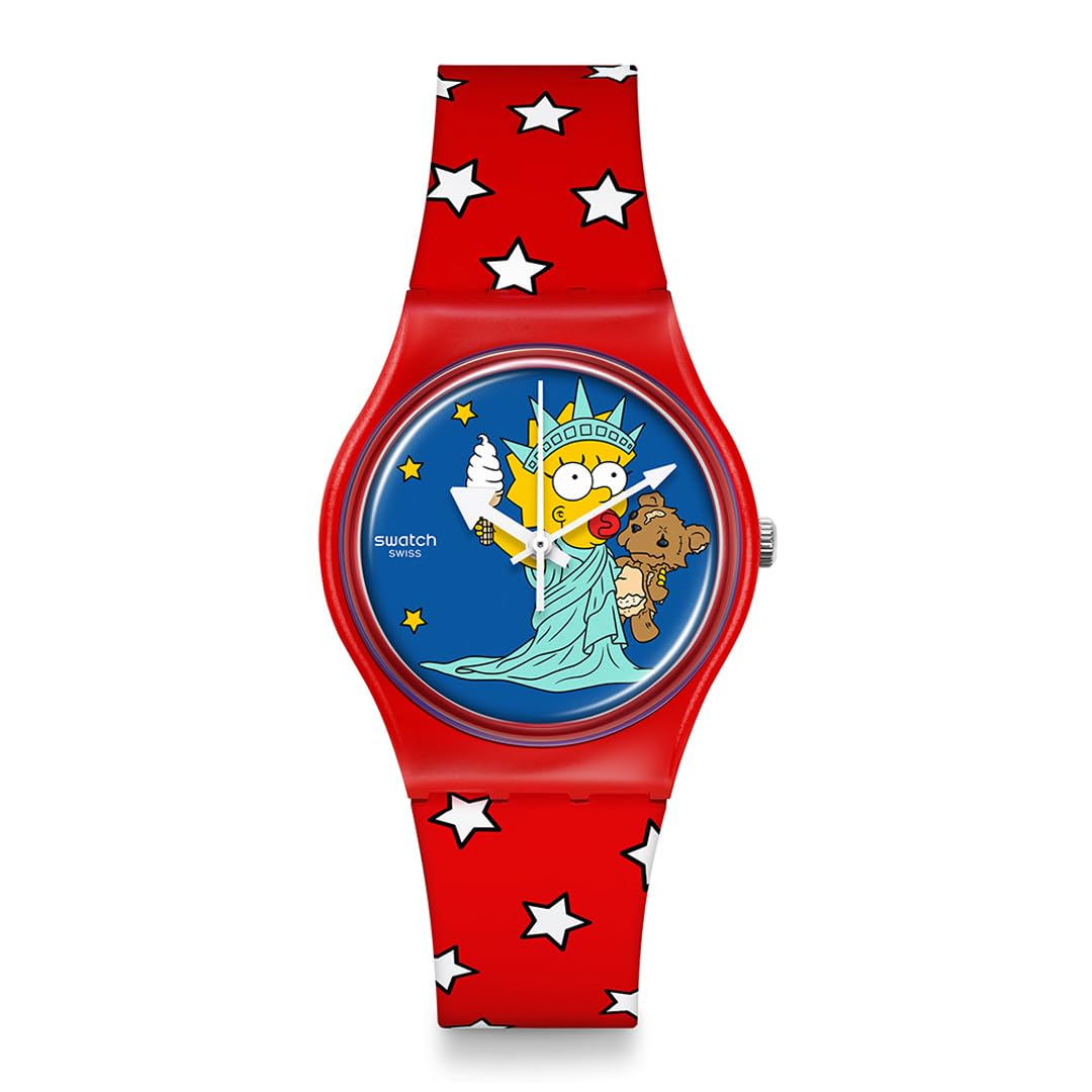 

Часы LITTLE LADY LIBERTY SO28Z120 Red [Swatch] красный