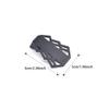 1Pc Foldable Bike Rear Footrest Manganese Steel Passenger Foot Peg Anti-slip Universal Bicycle Accessory