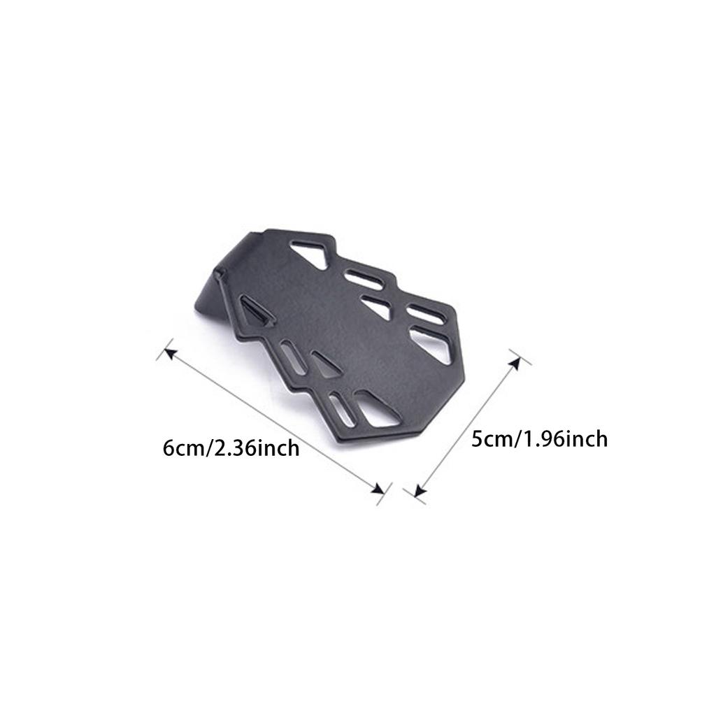 1Pc Foldable Bike Rear Footrest Manganese Steel Passenger Foot Peg Anti-slip Universal Bicycle Accessory