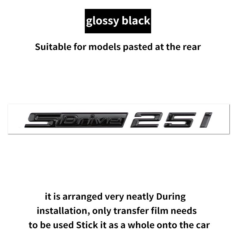 Suitable for BMW X1 X2 X3 X4 X5 X6 X7 F49 U12 F39 G08 G18 F15 F25 F26 G01 G02 G05 G06 G07 logo alphanumeric