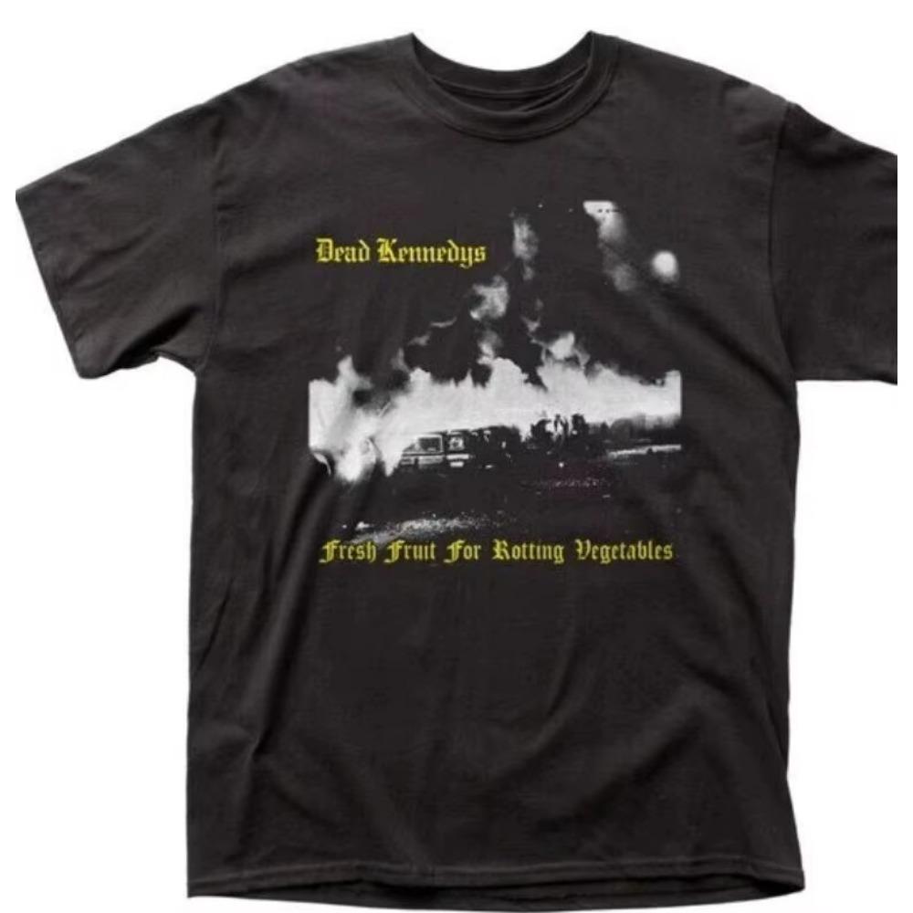 

Dead Kennedys Fresh Fruit Унисекс Черная Футболка Всесезонная Уличная Рубашка мужские женские футболки оверсайз футболка S