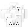 Luxury Single Pole Wall Switch Socket High Quality EU/UK/Universal Multi-Functional 13A Smart Life Electrical Power Socket