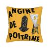 Angine De Poitrine Square Pillow Covers Polyester Car Sherpa Mantra Cushion Cover Cute Decor Throw Pillow Case