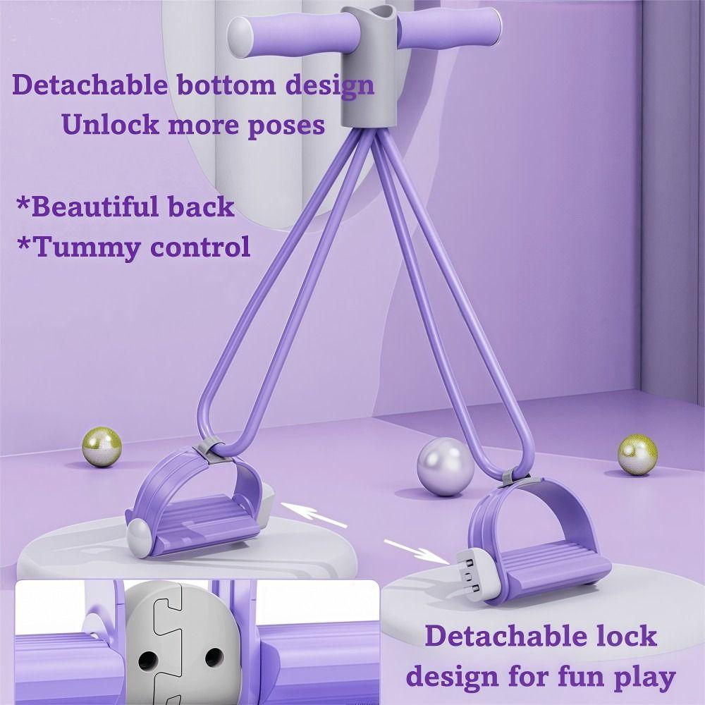 6/4 Tube Resistance Bands Multi-Function Tummy Trainer New Tension Rope  Home Gym