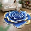WTEMPO 3D Flower Carpet Bedroom Carpet Bathroom Floor Mat Anti Slip Floor Mat