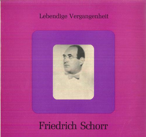 

LP Record FRIEDRICH SCHORR - Friedrich Schorr Favorites LV23 LEBENDIGE VERGA Austria Classical Used