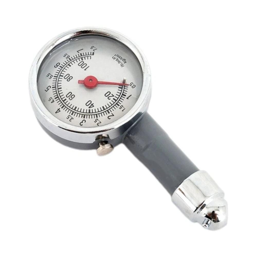 Metal Construction Tire Pressure Gauge High Precision Pressure Monitor  Auto Inflation