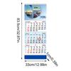 2026 Calendar 3 Months Home Planner Vertical Hangable Wall Calendar Planner Schedule Organization Holidays Calendar for Family